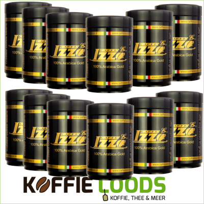 Izzo Gold koffiebonen 100% Arabica 12 x 250 gram - 