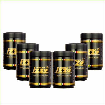 Izzo Gold koffiebonen 100% Arabica 6x 250 gram - 