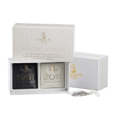 Theecadeau Geschenkdoos Gouden Jubileum - 