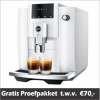 JURA E4 Piano White EUR 729,- en gratis proefpakket nu scherp geprijsd