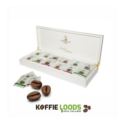 Theedoos 12 vaks wit - 