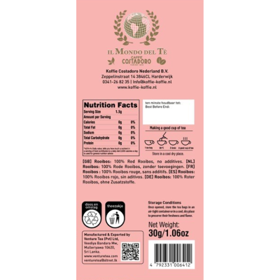 Rooibos - il Monde del Te 100 stuks - 