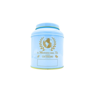 Theeblik il Mondo del Te 125 grams pastelkleur lichtblauw - 