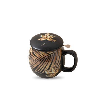 Il mondo del te - Theemok zwart met goud - 