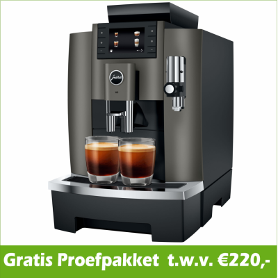 JURA W8 Dark Inox (EA) + Gratis Proefpakket
