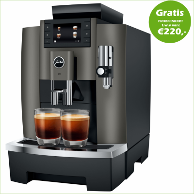 JURA W8 Dark Inox (EA) + Gratis Proefpakket