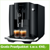 JURA E4 Piano Black € 729,- en gratis proefpakket nu scherp geprijsd