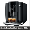 JURA E4 Piano Black € 729,- en gratis proefpakket nu scherp geprijsd