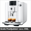 JURA E4 Piano White EUR 729,- en gratis proefpakket nu scherp geprijsd