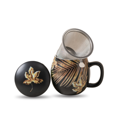 Luxe thee set zwart compleet