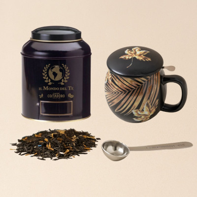 Luxe thee set zwart compleet