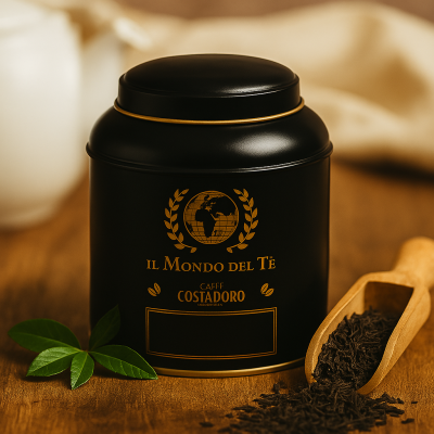 Theeblik il Mondo del Te 125 grams zwart