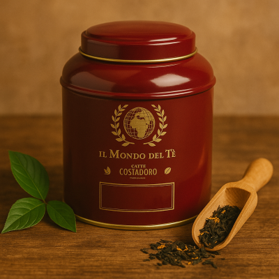 Theeblik il Mondo del Te 125 grams bordeauxrood