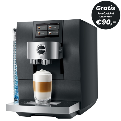 JURA Z10 Aluminium Black (EB) + Gratis Proefpakket twv EUR 90,-