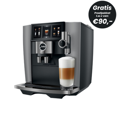JURA J10 twin Diamond Onyx (EA) + Gratis Proefpakket
